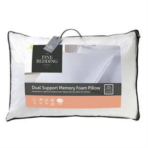 The Fine Bedding Company Dual Support Memory Foam Pillow